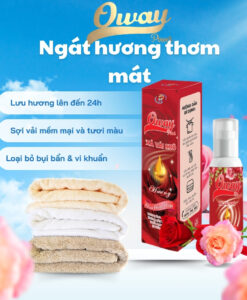 Xả vải khô OWAY POWER 100ml – Hương Hoa Pháp