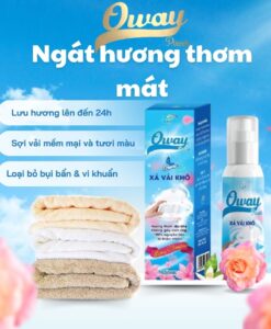 Xả vải khô OWAY POWER 100ml – Hương Confort