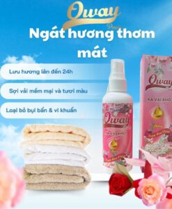 Xả vải khô OWAY POWER 100ml – Hương Hoa Pháp