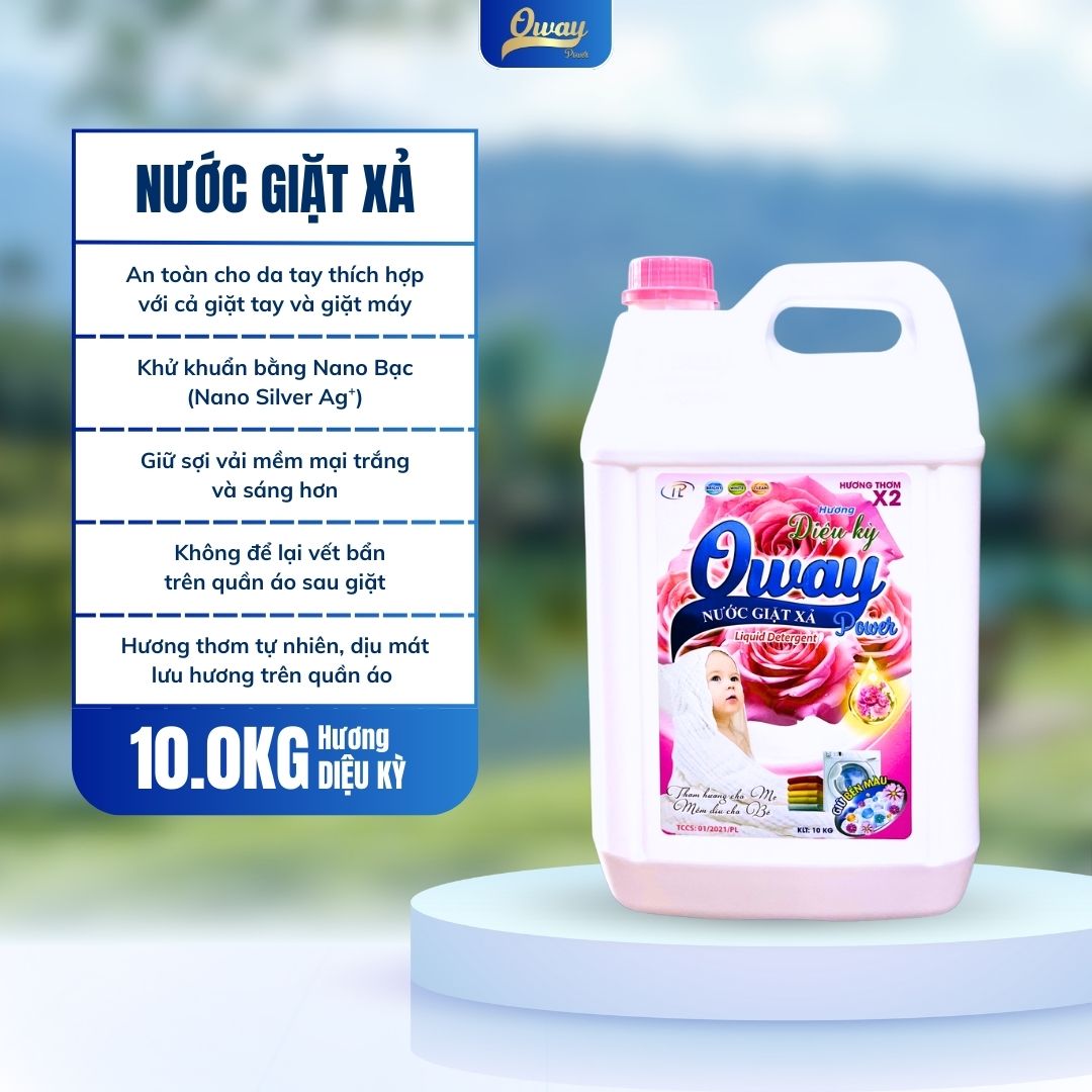 Nước giặt xả - 10kg Hương Diệu kỳ