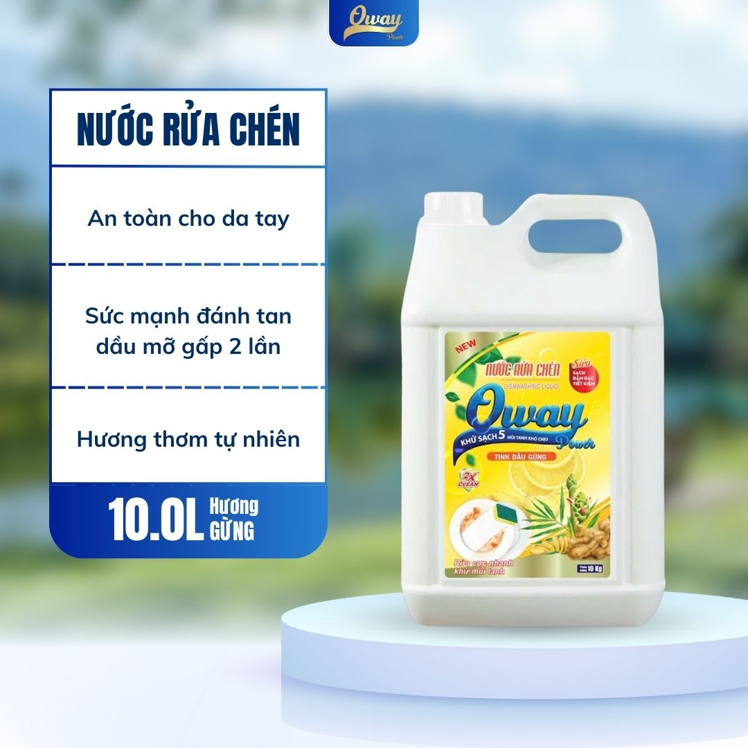 Nước rửa chén - 10Kg Hương Gừng
