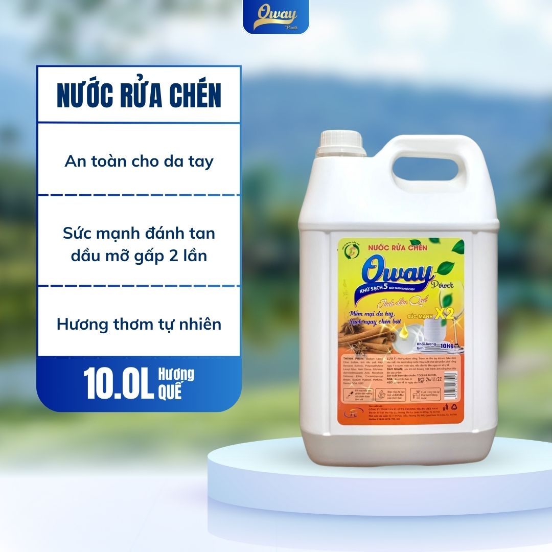 Nước rửa chén - 10Kg Hương Quế