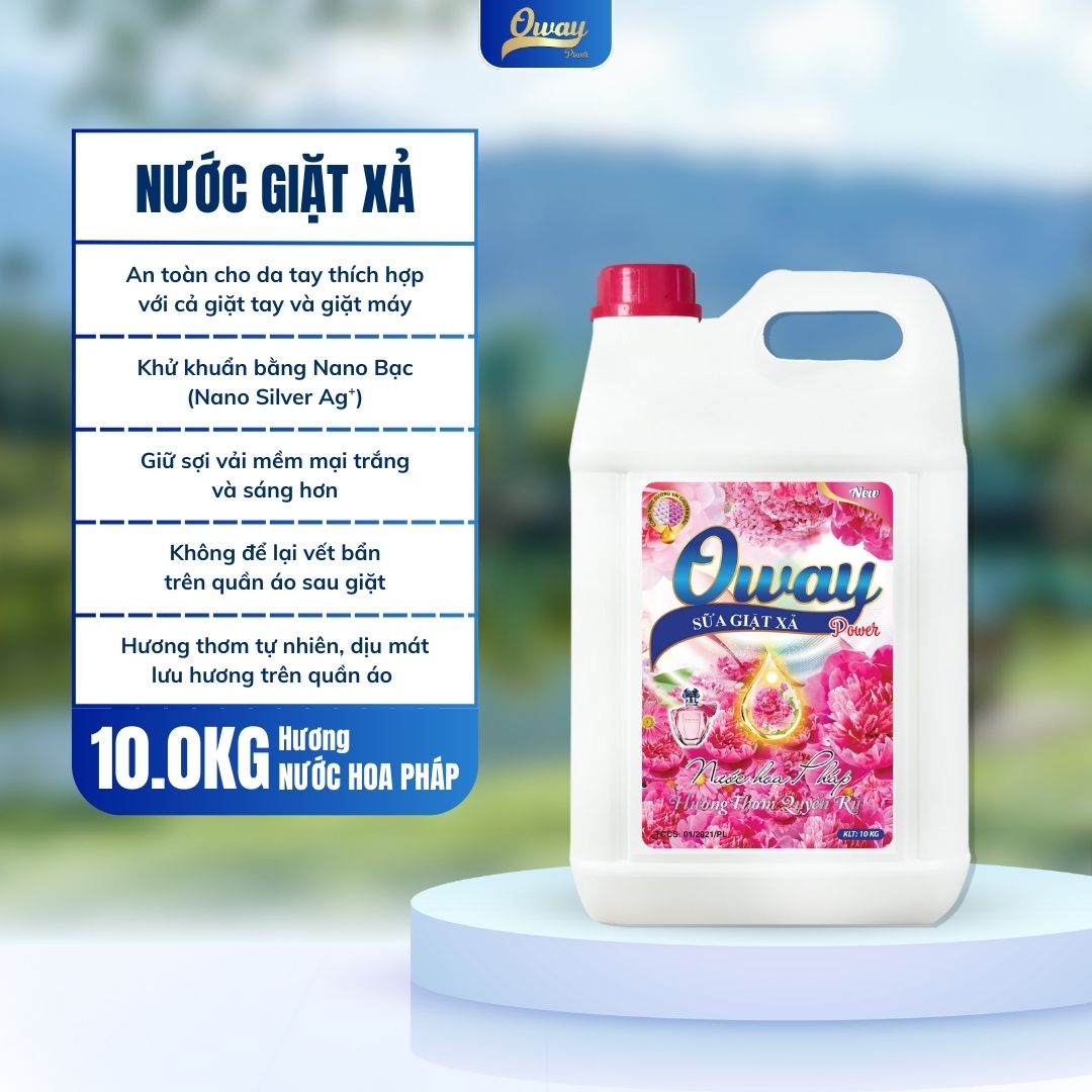 Nước giặt xả - 10kg Hương Nước Hoa Pháp
