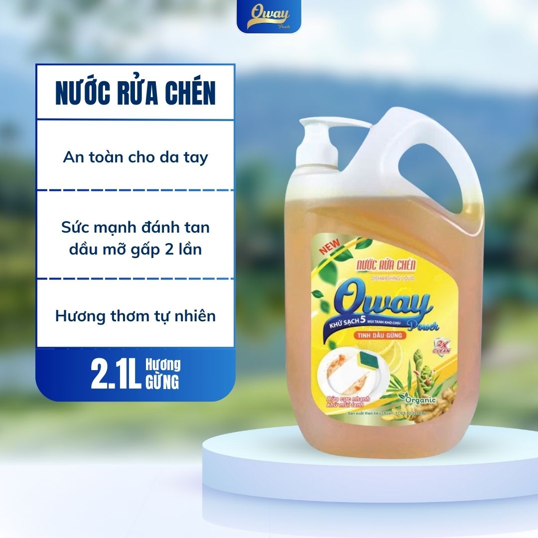 Nước rửa chén - 2.1L Hương Gừng