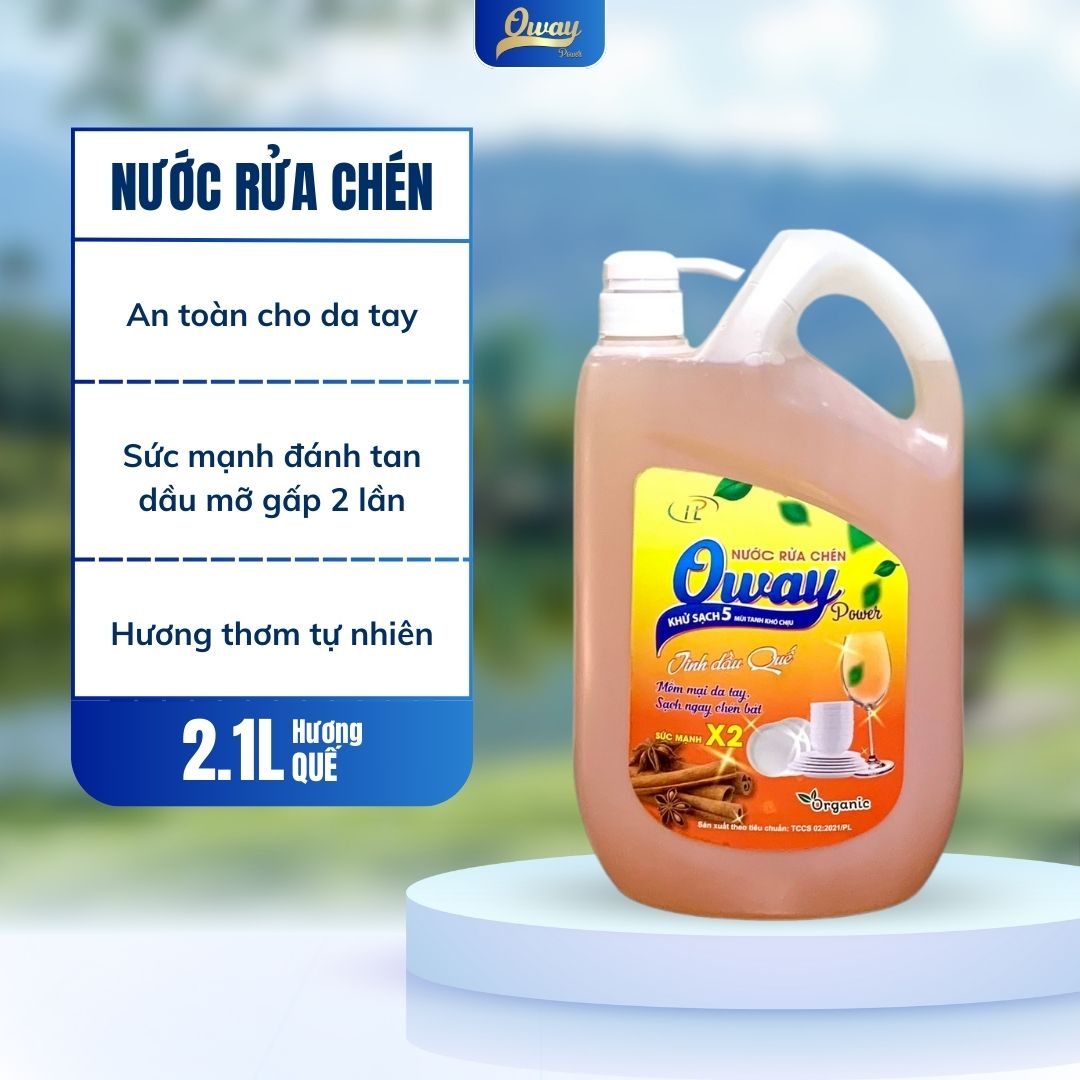 Nước rửa chén - 2,1L Hương Quế