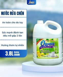 Nước rửa chén - 3,8Kg Hương Chanh