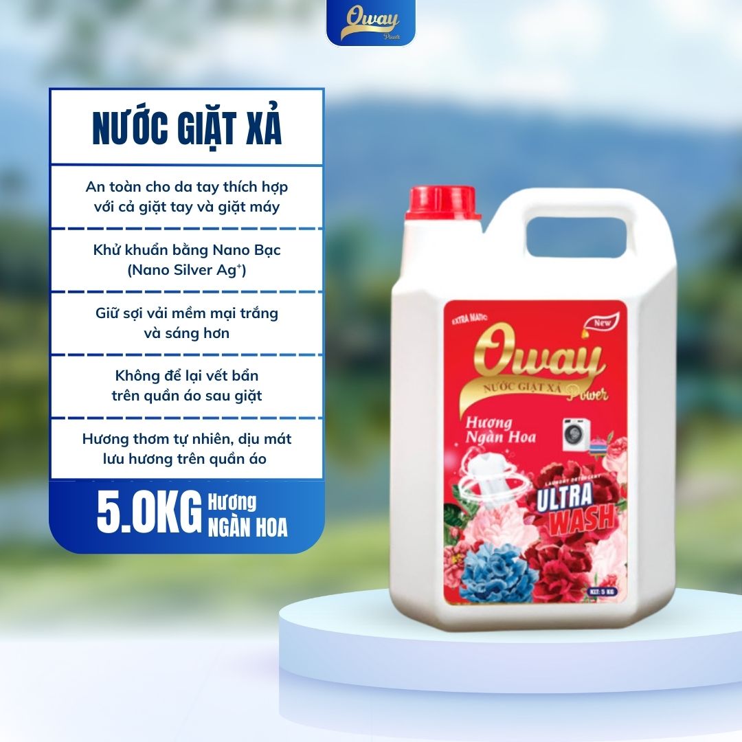 Nước giặt xả - 5kg Hương Ngàn Hoa