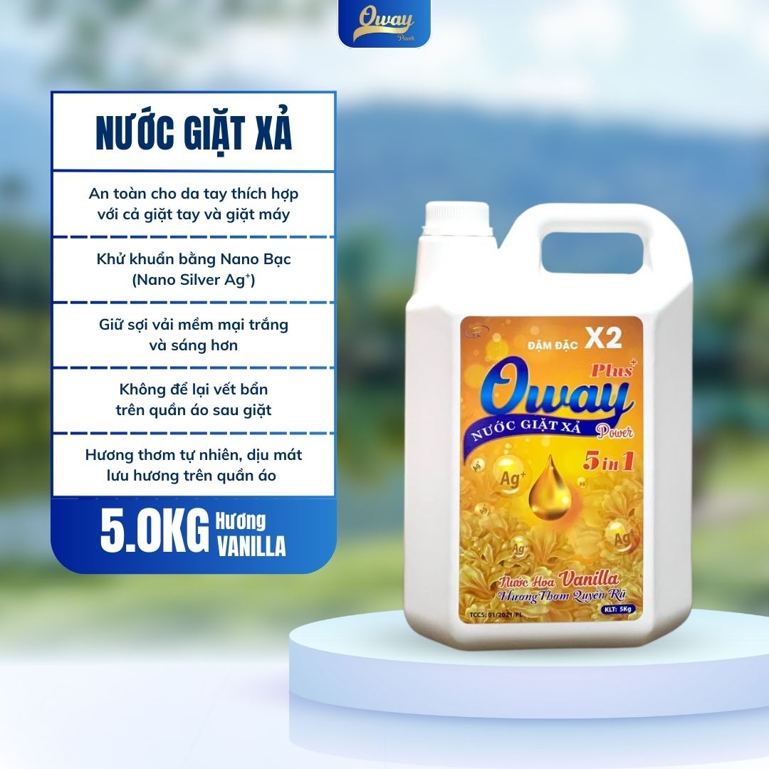 Nước giặt xả - 5kg Hương Vanilla