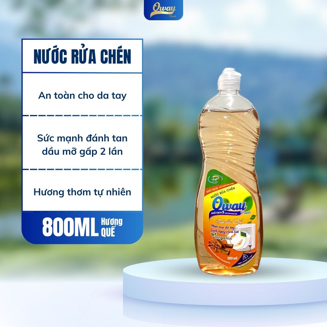 Nước rửa chén - 800ml Hương Quế