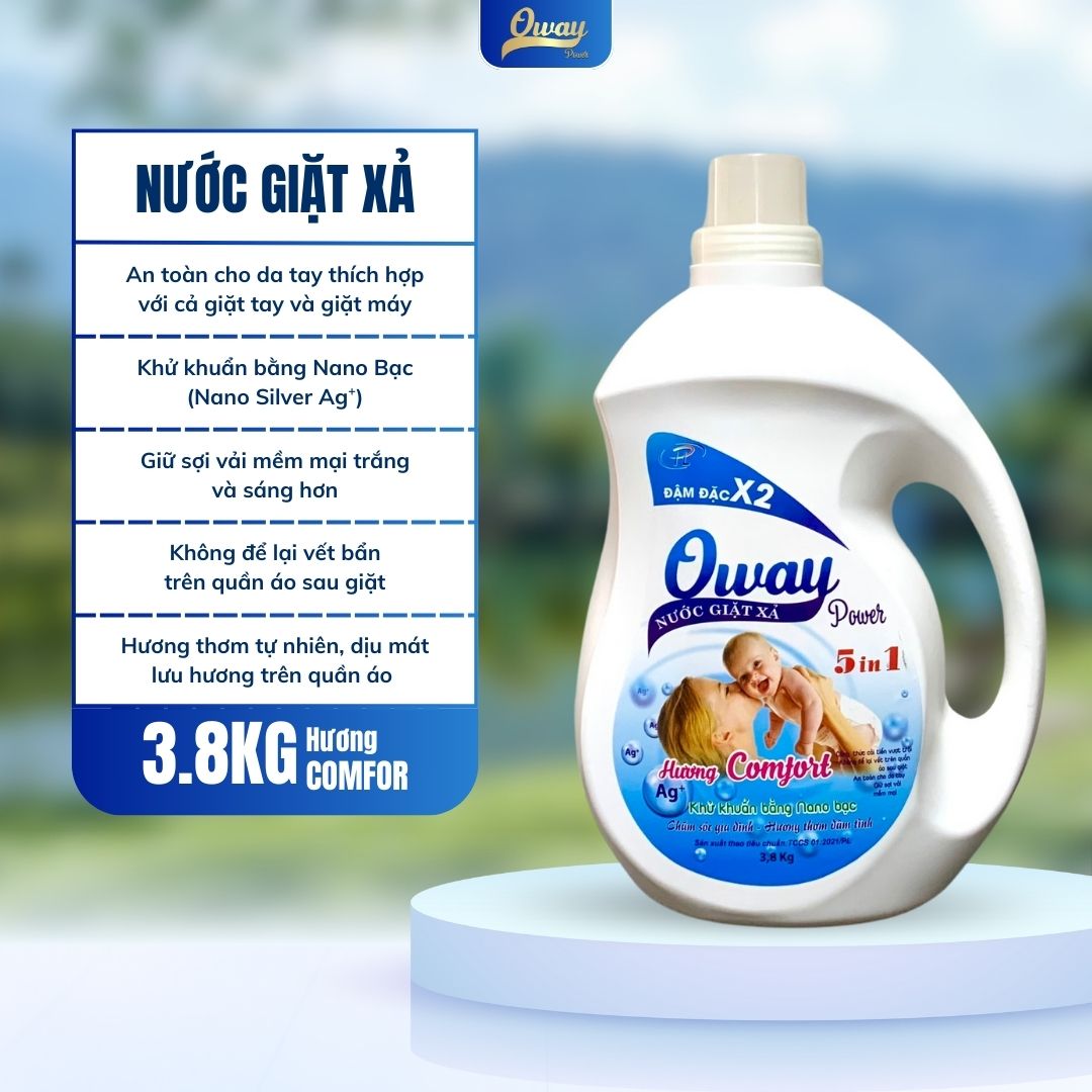 Nước giặt xả - 3.8kg Hương Comfor
