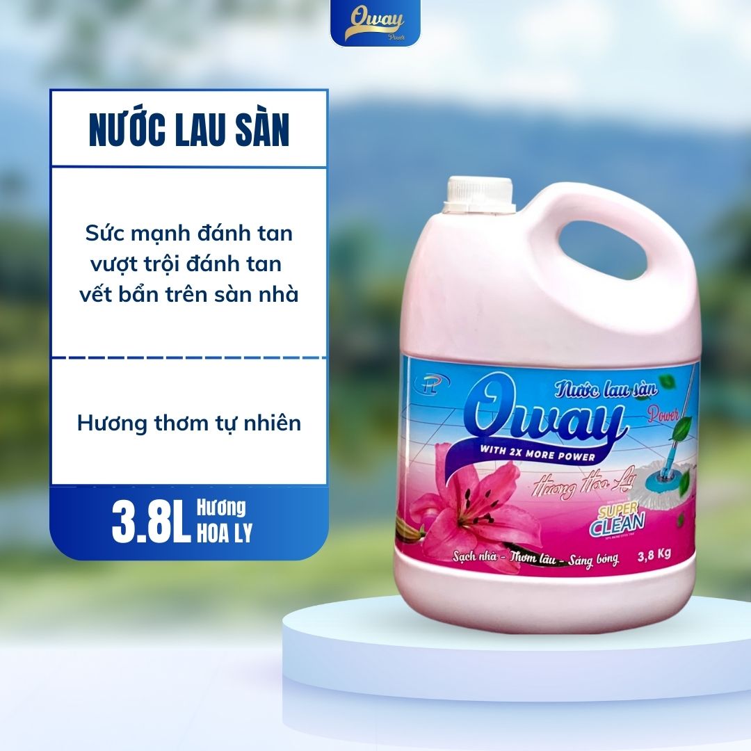 Nước lau sàn 3.8L - Hương Hoa Ly
