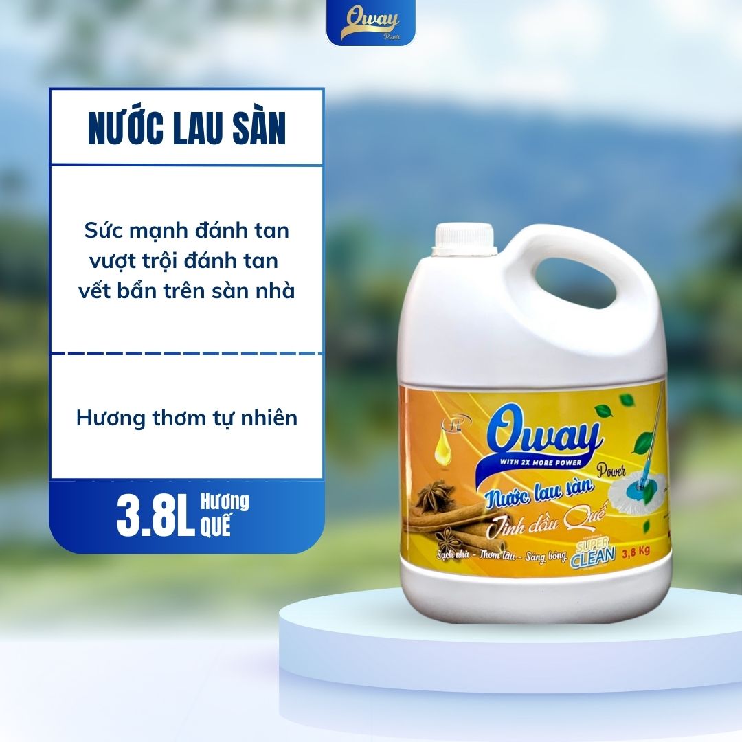 Nước lau sàn 3.8kg - Hương Quế