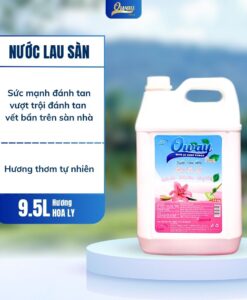 Nước lau sàn 9,5kg - Hương Hoa Ly