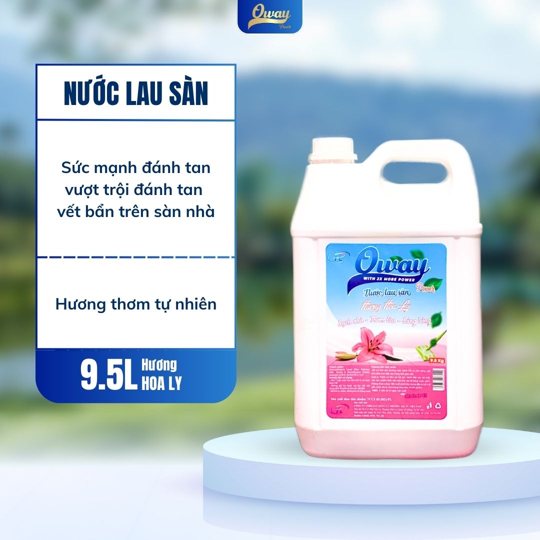 Nước lau sàn 9,5kg - Hương Hoa Ly